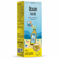 OCEAN РЫБИЙ ЖИР омега 3  (ЛИМОННЫЙ СИРОП ДЕТ., Тутти фрути) 150 ML